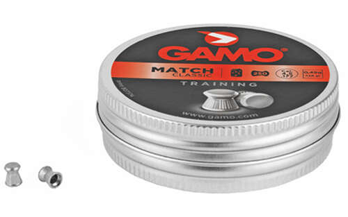 Airguns Gamo USA Match GAMO 250 MATCH PELLTS FLAT NOSE .177 • Model: Match